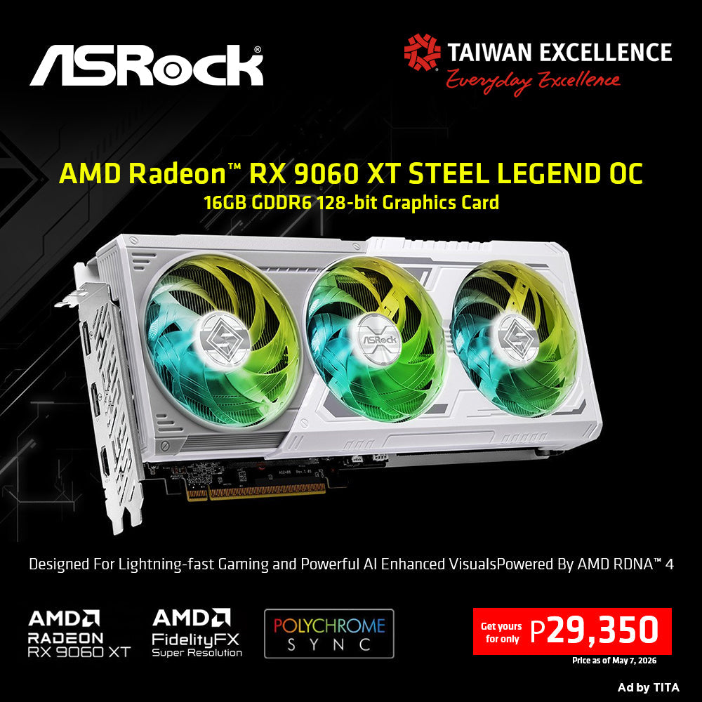 Experience Next-Level Performance with the ASRock RX 9060 XT Steel
