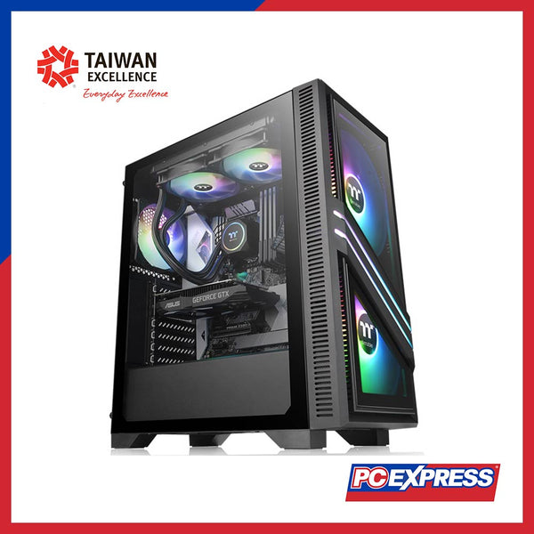 Thermaltake Versa T35 (CA-1R7-00M1WN-00) TG RGB ATX Mid Tower Gaming Case - PC Express