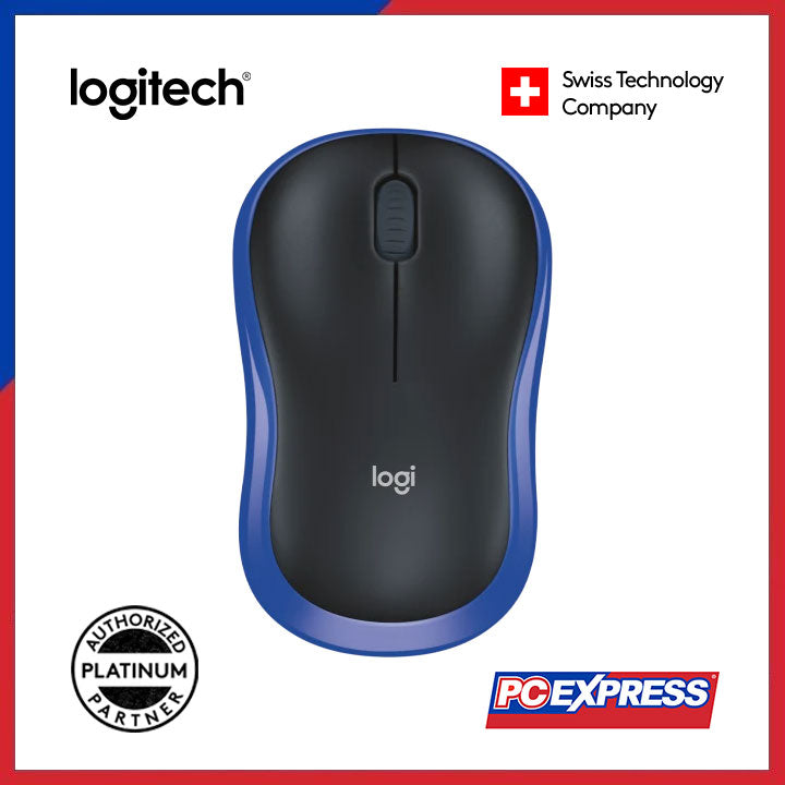 LOGITECH M185 Wireless Mouse (Blue) – PC Express