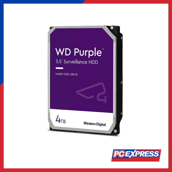 WESTERN DIGITAL 4TB SATA (WD40PURZ/WD42PURZ) Surveillance Hard Drive - PC Express