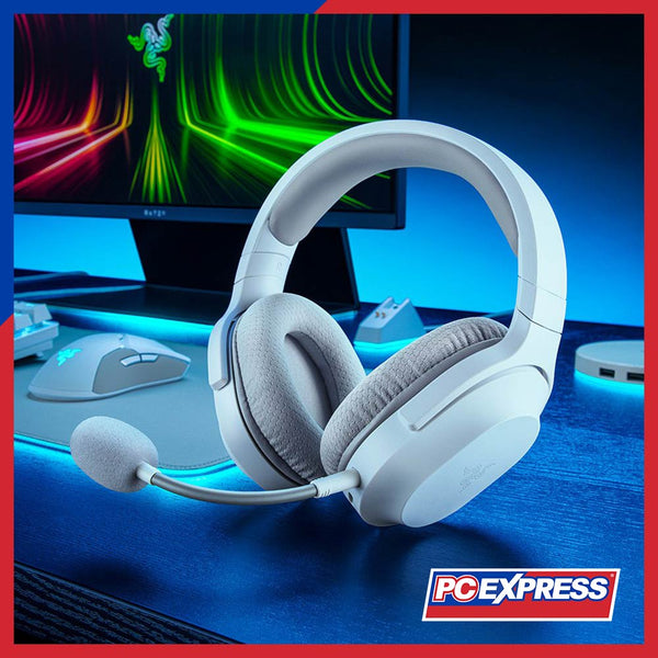 RAZER BARRACUDA X WIRELESS MERCURY Multi-Platform Gaming Headset (White) - PC Express