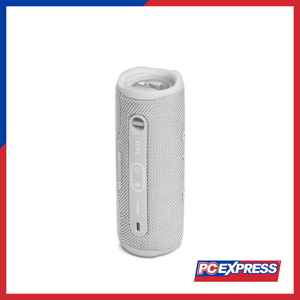 JBL FLIP VI Portable Waterproof Bluetooth Speaker (White) - PC Express