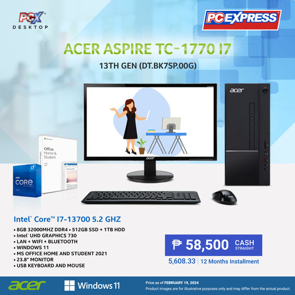 Acer Aspire TC-1770 (DT.BK7SP.00G) Intel® Core™ i7 Desktop Package