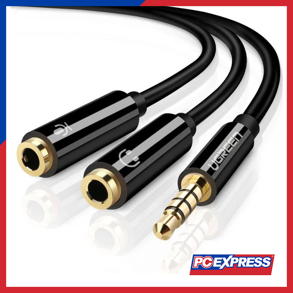 UGREEN AV141/30620 Male To Female Audio Cables Black - Main Image