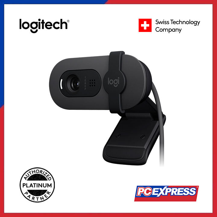 LOGITECH Brio 100 Full-HD Webcam (Graphite) – PC Express