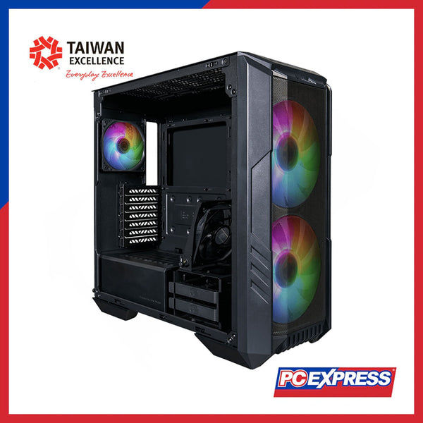 COOLER MASTER HAF 500 (H500-KGNN-S00) RGB ATX Mid Tower Gaming Chassis (Black)