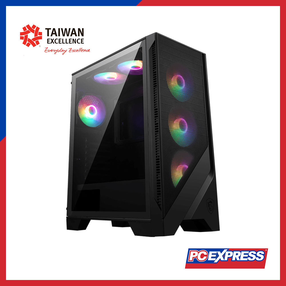 MSI MAG FORGE 120A AIRFLOW Tempered Glass ARGB MId Tower Gaming