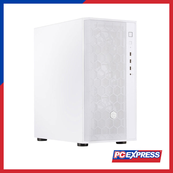 SILVERSTONE FARA R1 V2 TG Mesh Front Mid-Tower ATX Chassis (White) - PC Express