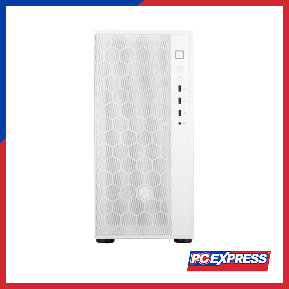 SILVERSTONE FARA R1 V2 TG Mesh Front Mid-Tower ATX Chassis (White) - PC Express