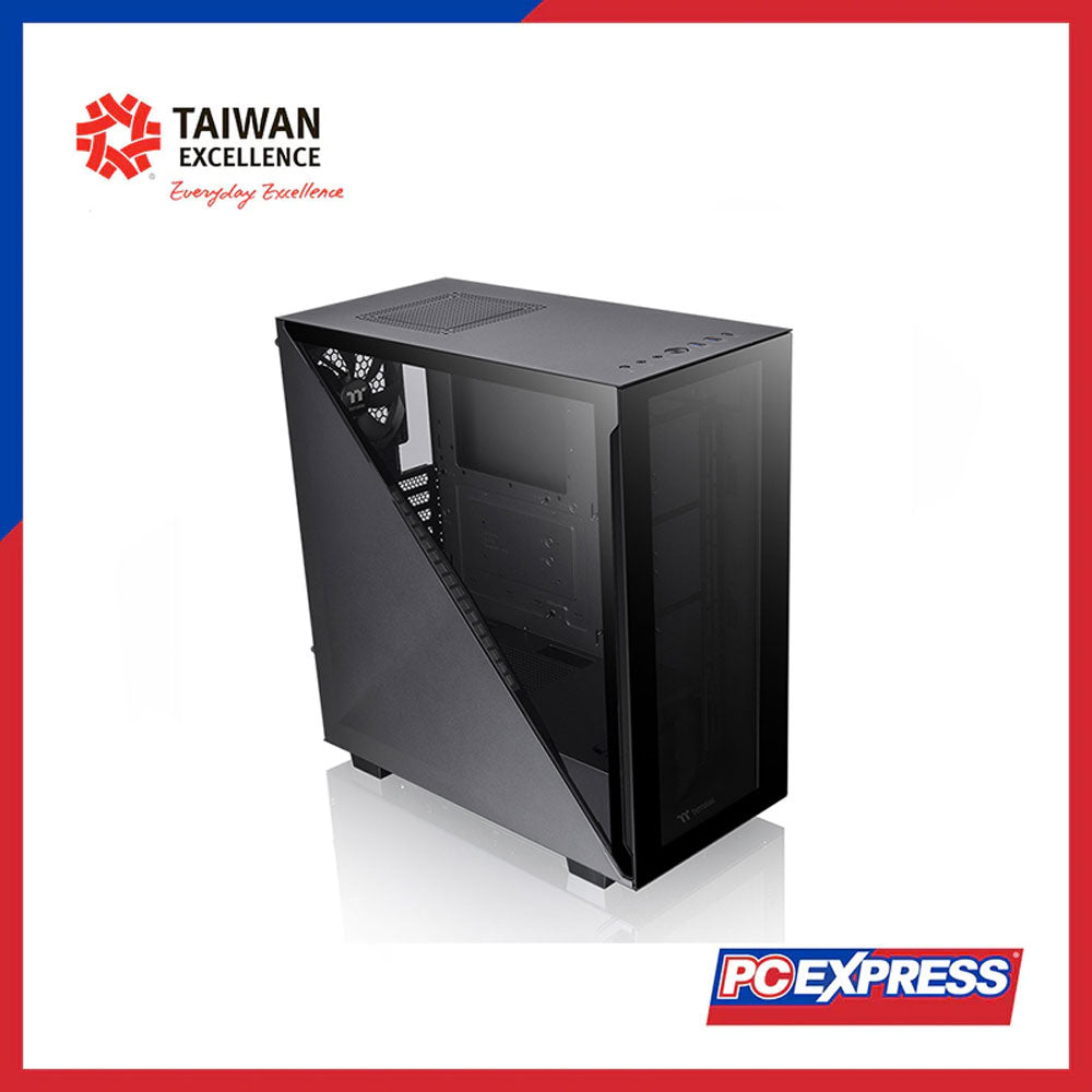 THERMALTAKE Divider 300 Air TG Mid Tower Chassis (Black) - PC Express