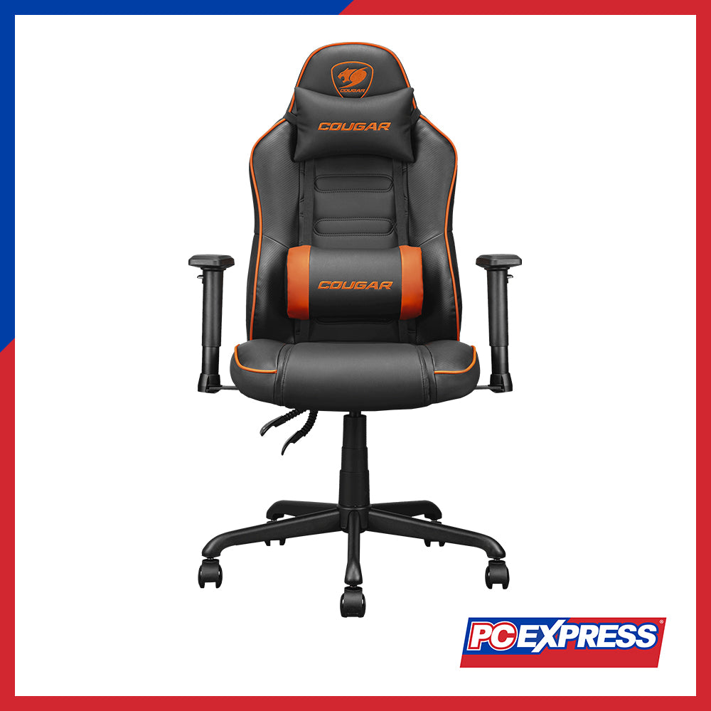 COUGAR Fusion S Gaming Chair Black/Orange – PC Express