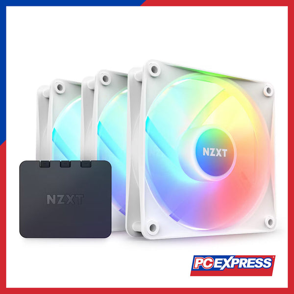 NZXT F120 RGB Core Triple Pack 3 x 120mm Hub-Mounted RGB Fans & Controller