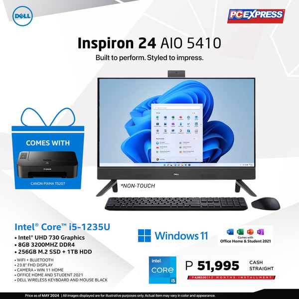 DELL Inspiron 5410 Intel® Core™  i5 All-in-One Desktop (Gray)