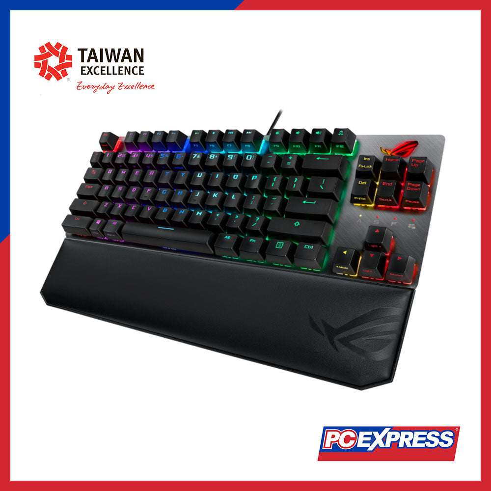 ASUS ROG Strix Scope TKL Deluxe MX Blue Switch RGB Mechanical Keyboard - PC Express