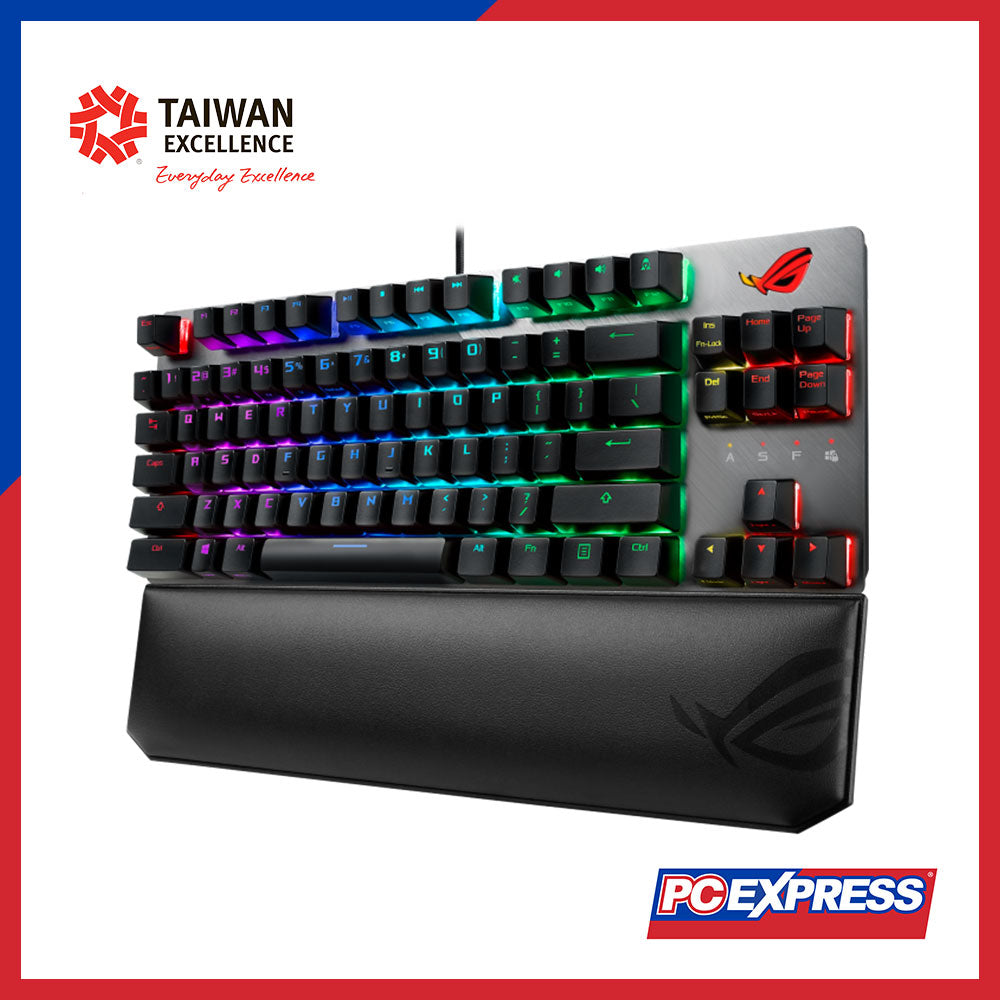 ASUS ROG Strix Scope TKL Deluxe MX Blue Switch RGB Mechanical Keyboard - PC Express