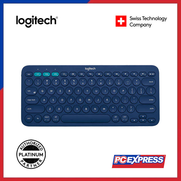 LOGITECH K380 Multi-Device Bluetooth Keyboard (Blue) - PC Express