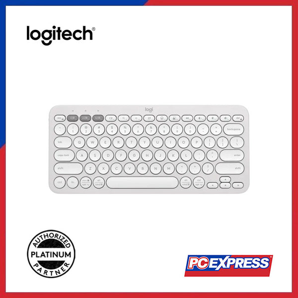 LOGITECH K380S Pebble Keys 2 Bluetooth Keyboard (White)