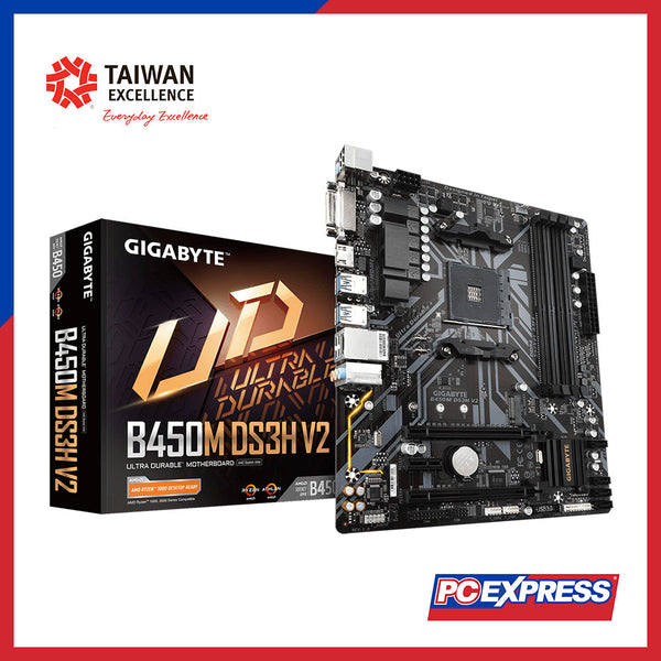GIGABYTE B450M DS3H V2 Motherboard - PC Express
