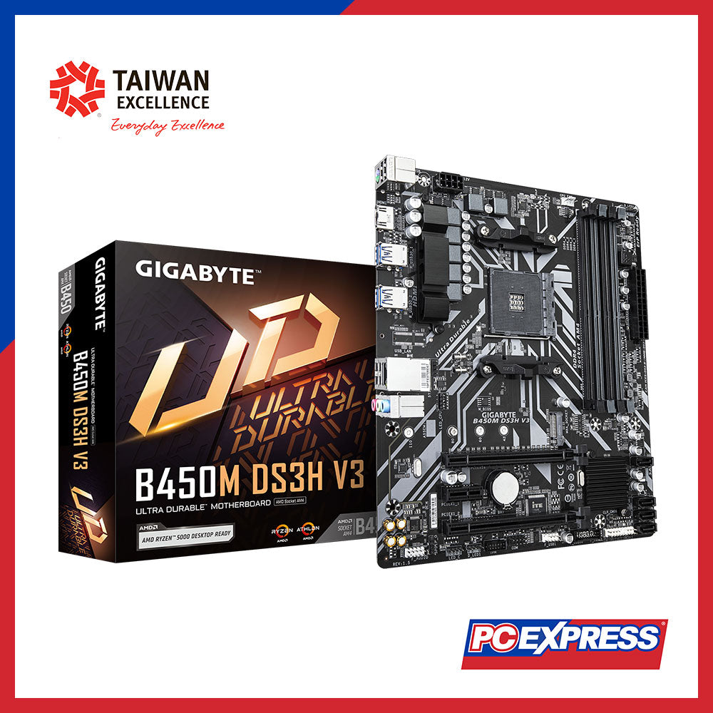 Gigabyte B450 Compatible Ryzen 5000 B450 Motherboard