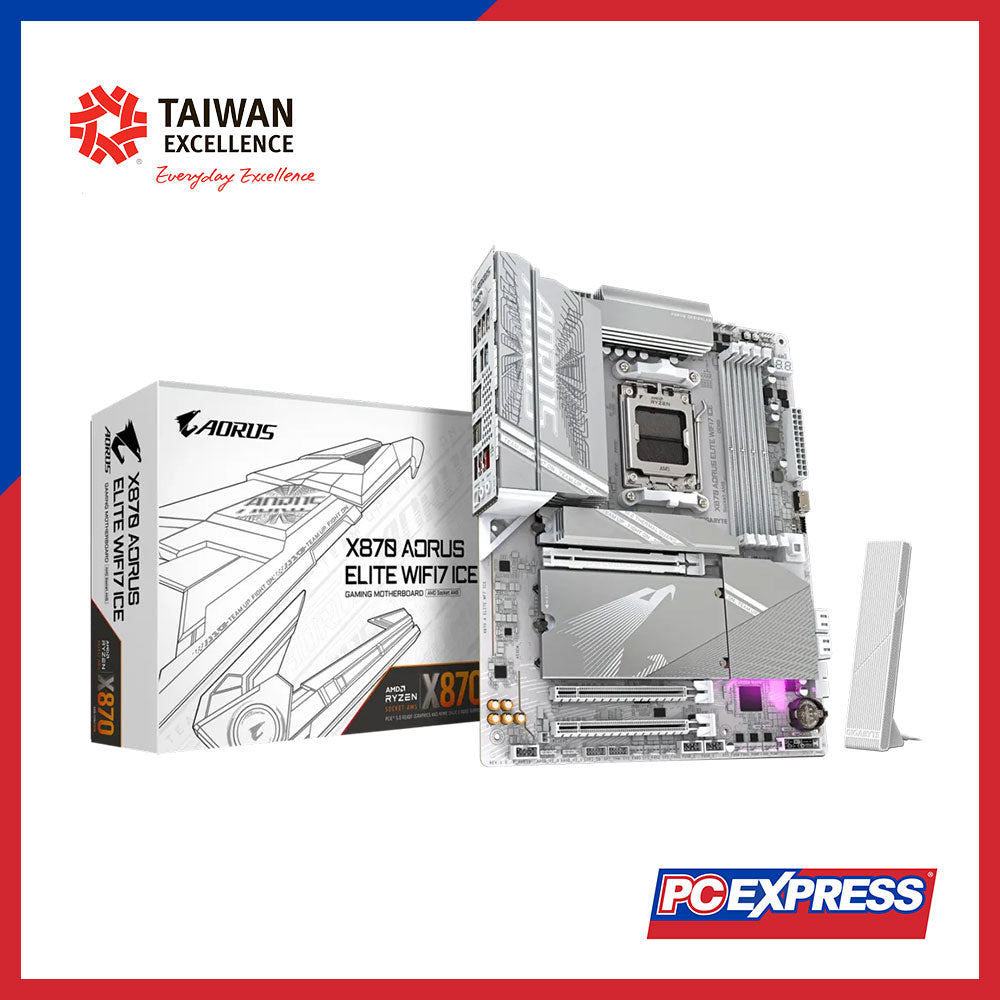 GIGABYTE X870 AORUS ELITE ICE WIFI ATX Motherboard – PC Express
