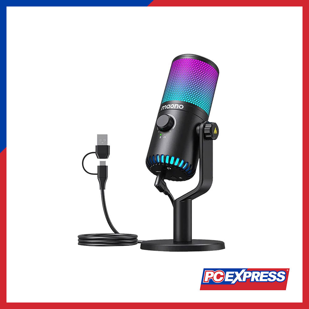 MAONO DM30 RGB USB Gaming Microphone (Black) – PC Express