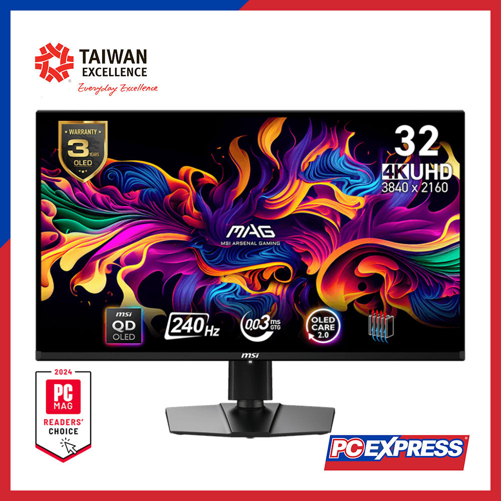 Msi 360hz Mon MSI MAG321UPX QD-OLED Gaming Monitor – PC Express