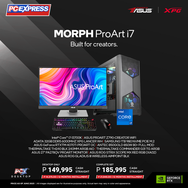 MORPH ProArt i7 GeForce RTX™ 4070Ti Desktop