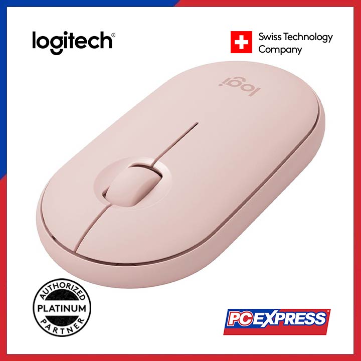 LOGITECH M350 Pebble Wireless Mouse (Rose) - PC Express
