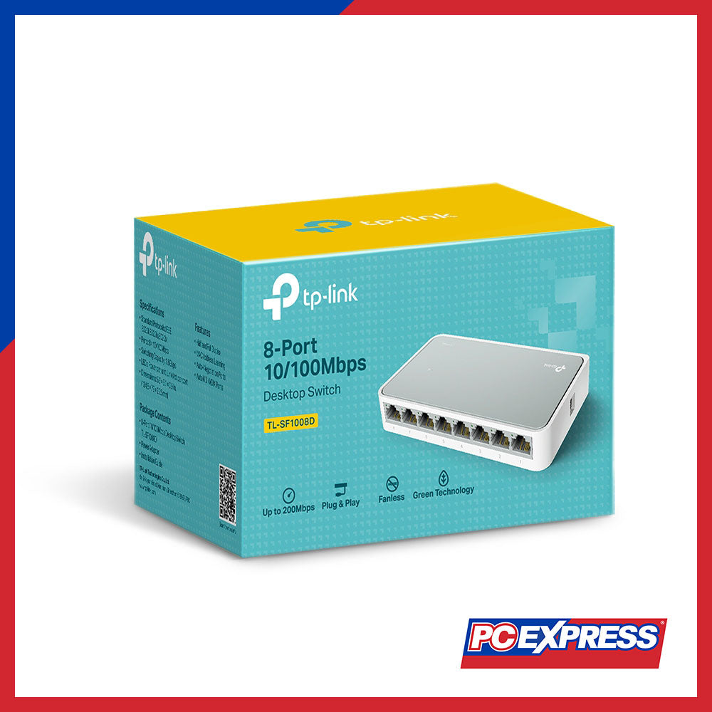 TP-LINK SF1008D 8-Port 10/100Mbps Desktop Switch - PC Express