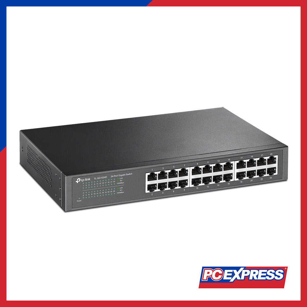 TP-LINK TL-SG1024D 24-Port Gigabit Desktop/Rackmount Switch - PC Express