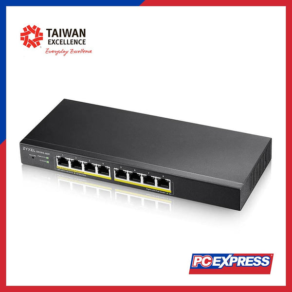 ZYXEL GS1915-8EP 8-port GbE Smart Managed Switch - PC Express