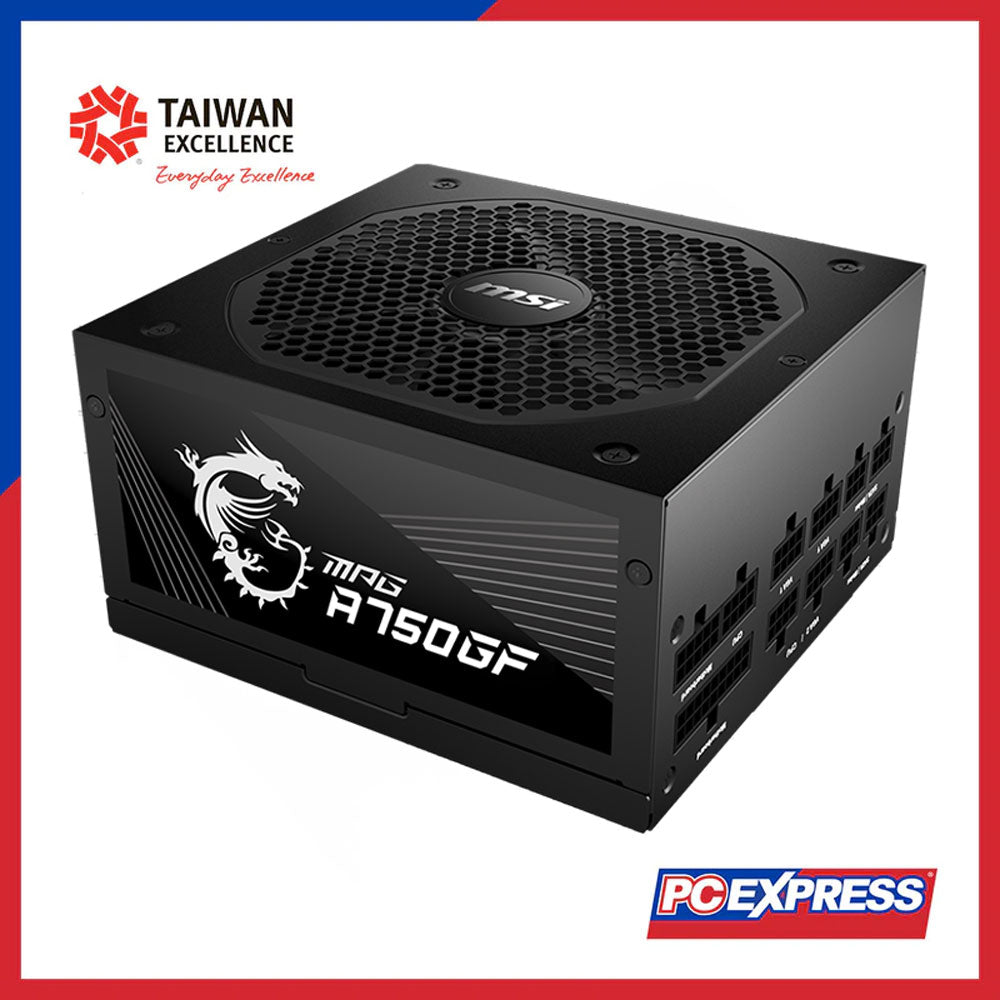 MSI 750W MPG A750GF 80+ Gold Fully Modular True Rated Power Supply – PC  Express