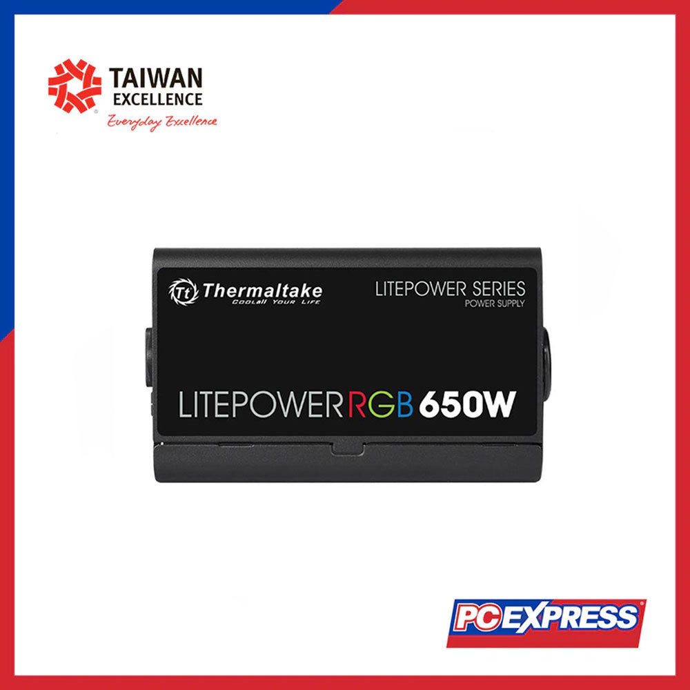 THERMALTAKE Litepower 650W RGB Efficiency Power Supply - PC Express
