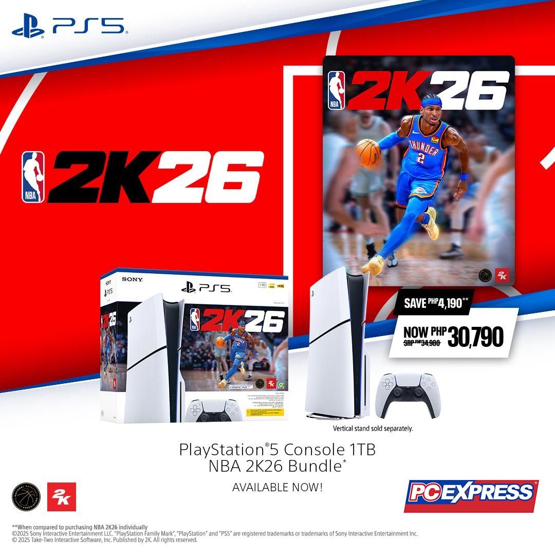 SONY PlayStation®5 Consoles (Slim) NBA 2K26 Bundle – PC Express