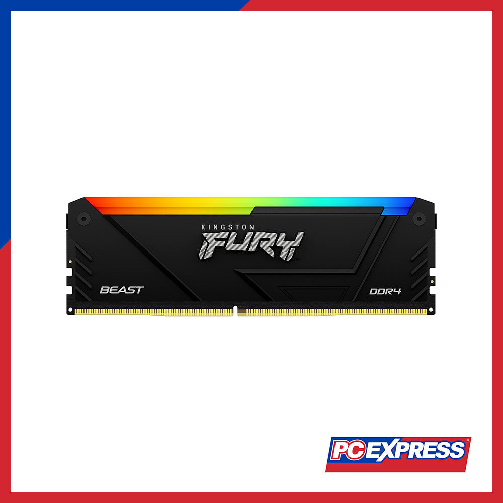 Kingston FURY Beast RGB 16GB (2 x 8GB) DDR4 3600MHz Dual Memory
