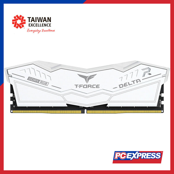 TEAM 16GB DDR5 6000MHz T-FORCE DELTA RGB (1x16gb) Memory Module (White)