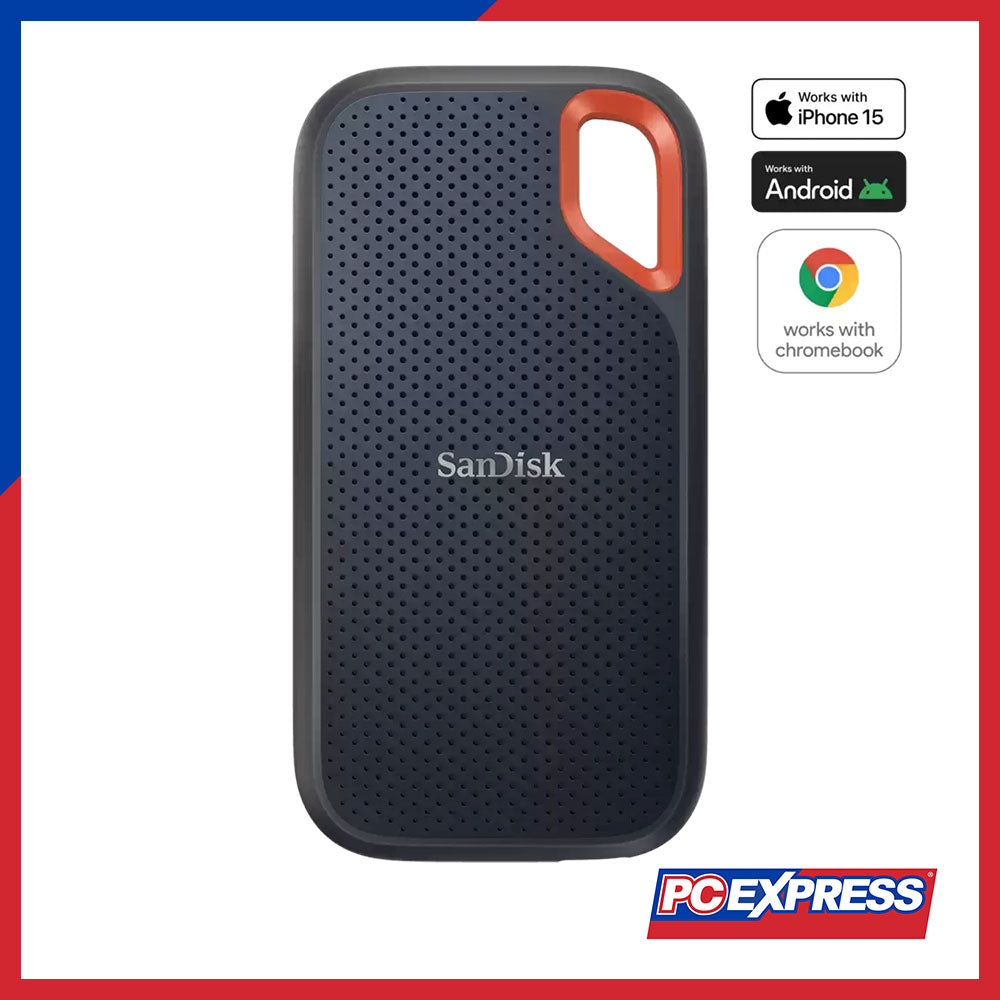 SANDISK 2TB E61 Extreme Portable External Solid State Drive (Black