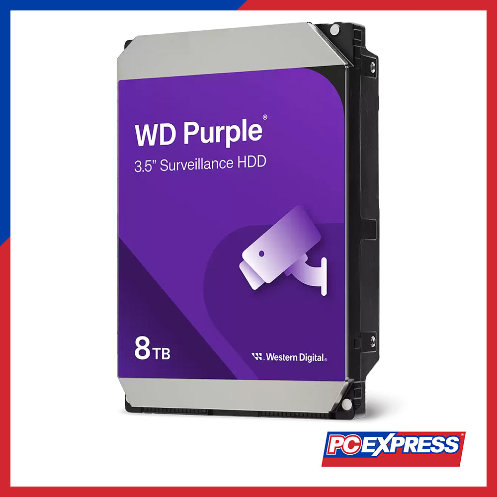 WESTERN DIGITAL 8TB SATA (WD85PURZ) Surveillance Hard Drive