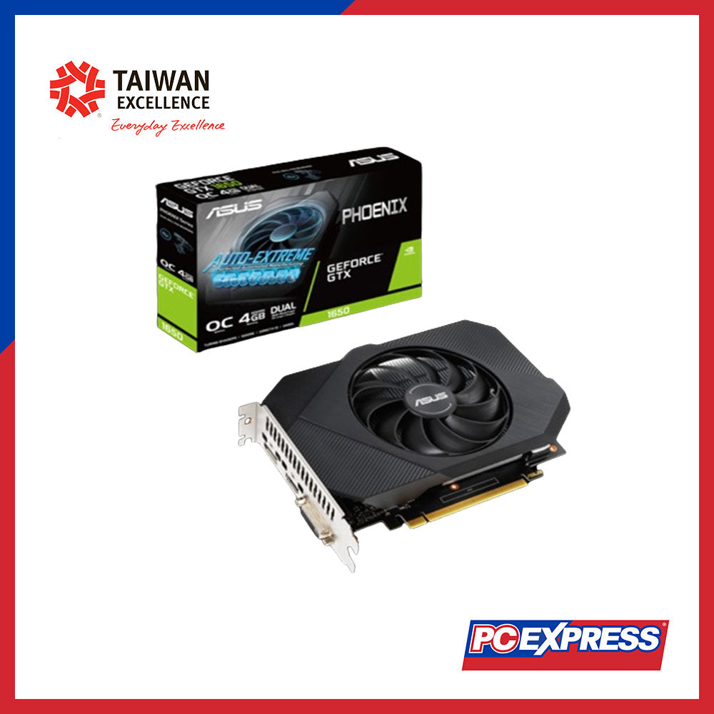 ASUS GeForce® GTX 1650 PHOENIX P OC 4GB GDDR6 128-bit Graphics Card – PC  Express