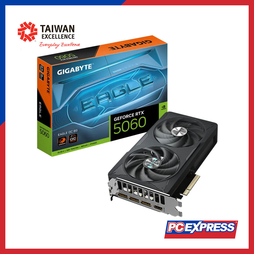GIGABYTE GeForce RTX™ 5060 EAGLE OC 8GB GDDR7 128-bit Graphics