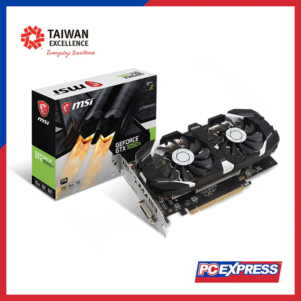 MSI GeForce® GTX 1050 Ti 4GT OCV1 Graphics Card – PC Express