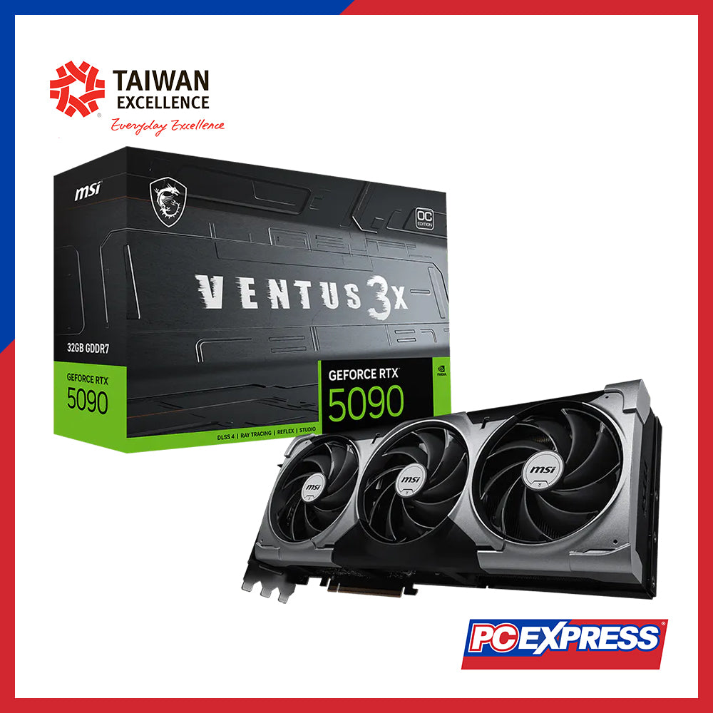 MSI GeForce RTX™ 5090 VENTUS 3X OC 32GB (G5090-32V3C) GDDR7 512