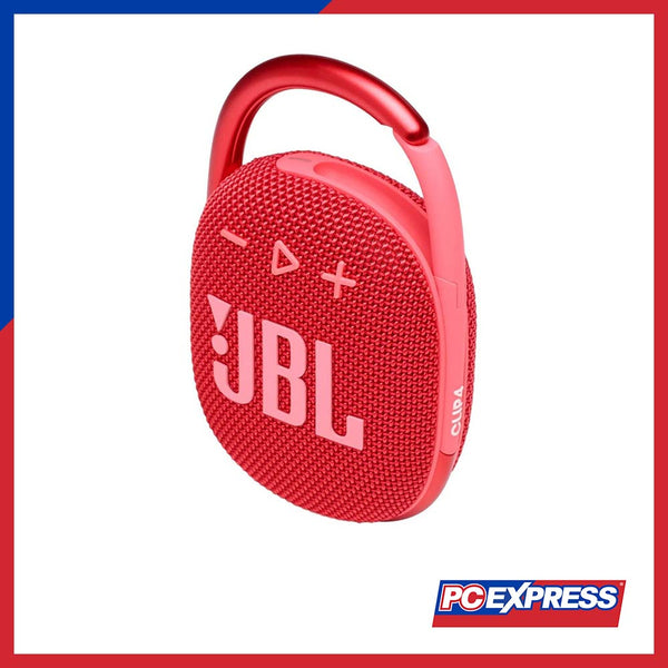 JBL Clip 4 Ultra-portable Waterproof Speaker (Red) - PC Express