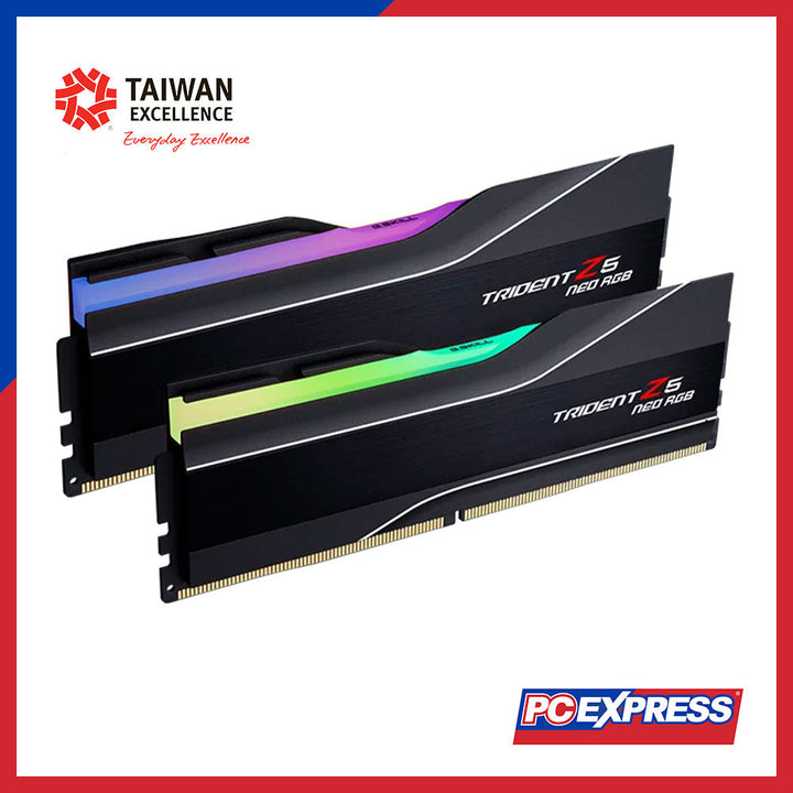 GSKILLS 32GB DDR5 6000MHZ TRIDENT Z5 NEO RG (F5-6000J3636F16GX2-TZ5NR) RAM - PC Express