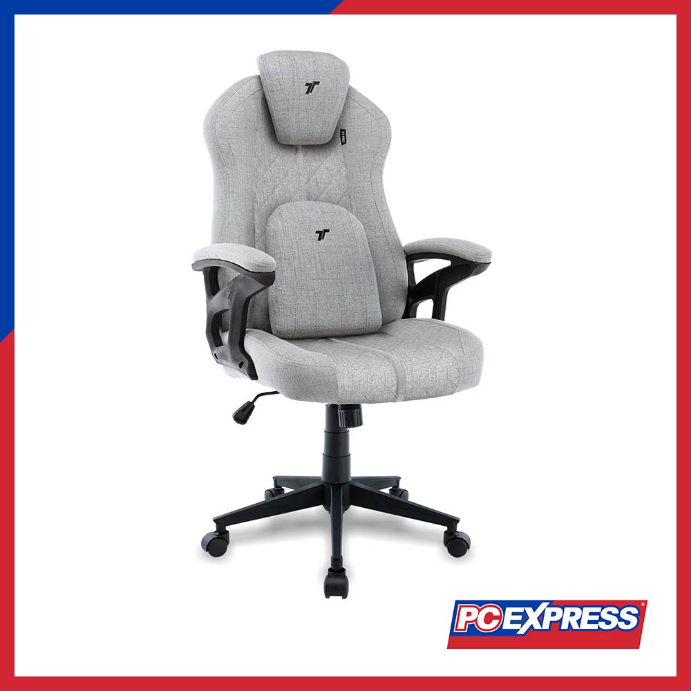 TTRacing Duo V4 Pro Air Threads Fabric Gaming Chair (Dawn Grey) - PC Express