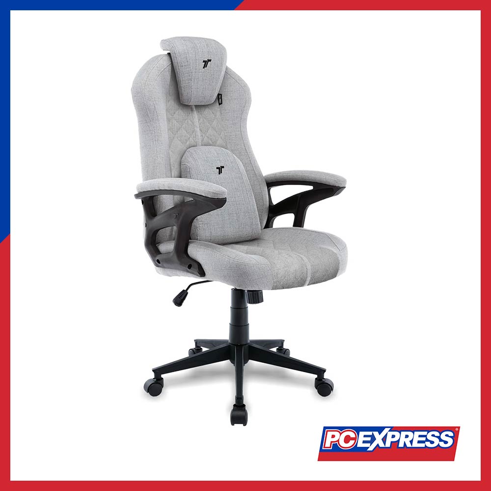 TTRacing Duo V4 Pro Air Threads Fabric Gaming Chair (Dawn Grey) - PC Express
