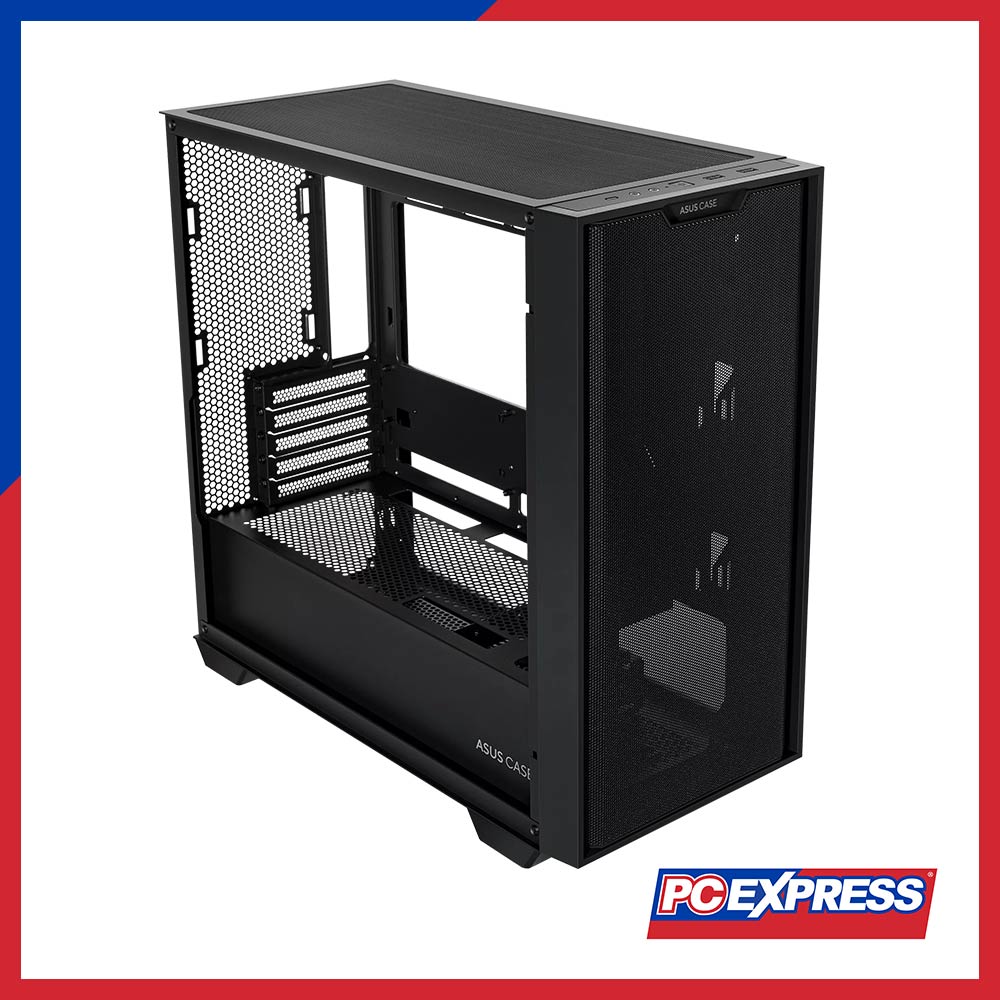 ASUS A21 (90DC00H0-B00000) Tempered Glass Micro-ATX Gaming Chassis (Black) - PC Express