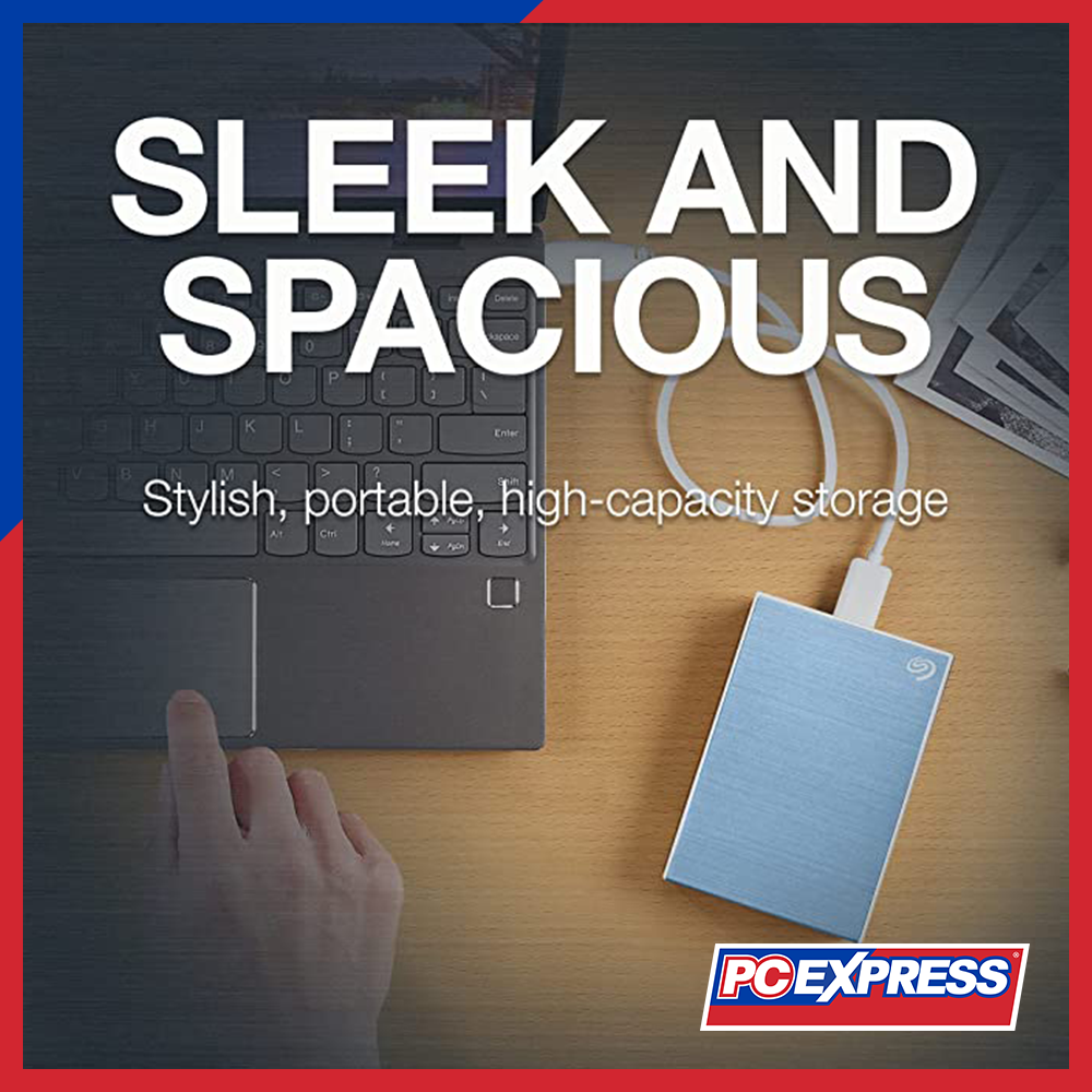 SEAGATE 1TB One Touch Slim Blue (STKY1000402) – PC Express