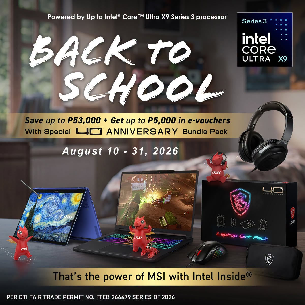 MSI Back Back to School Deals!