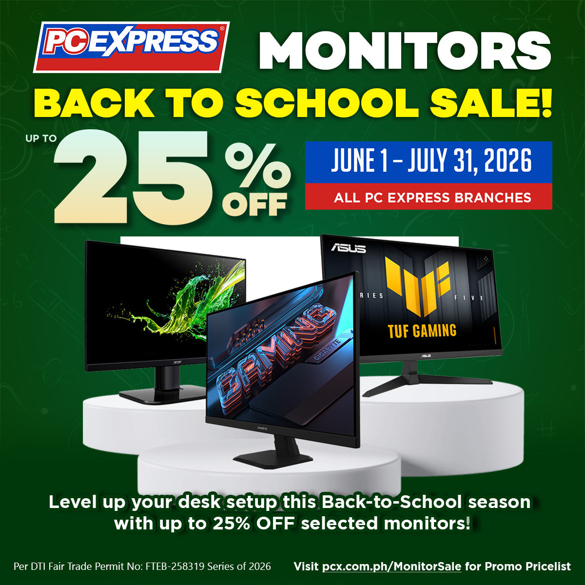 Back to School Monitor SALE!